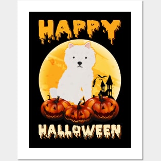 American eskimo Dog Halloween Costume Posters and Art